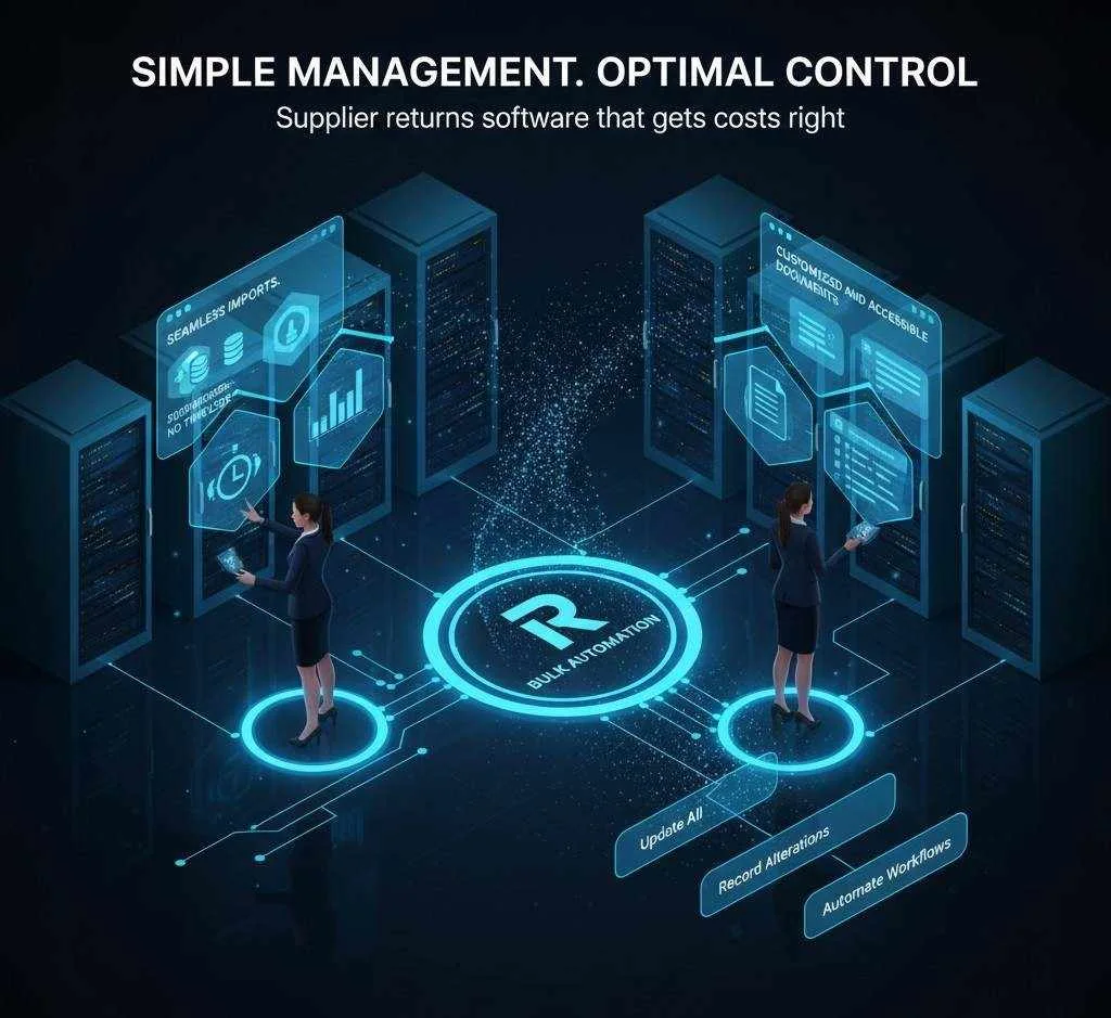 supplier returns software