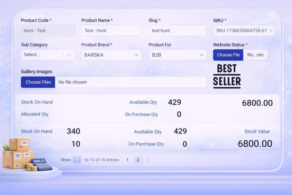 Xero inventory management integration