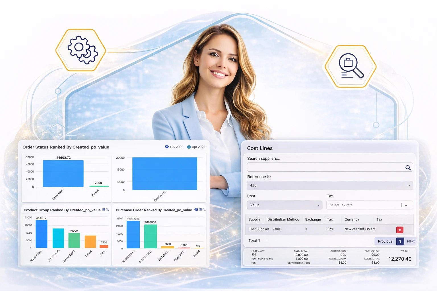 Purchase order recosting