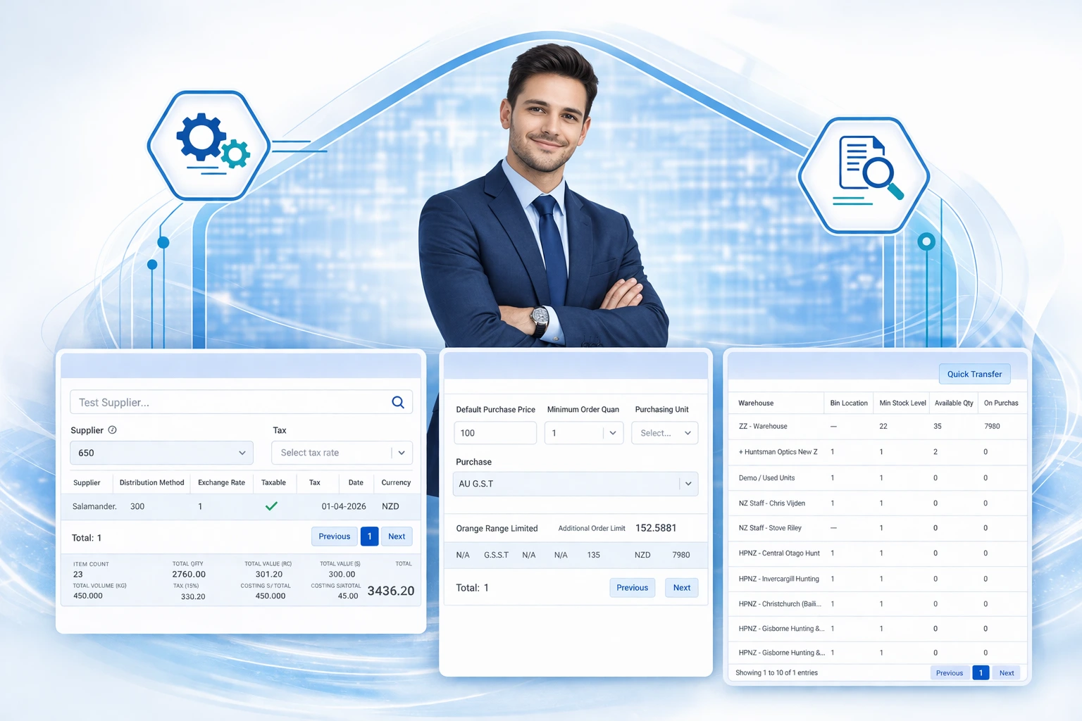 Purchase order recosting