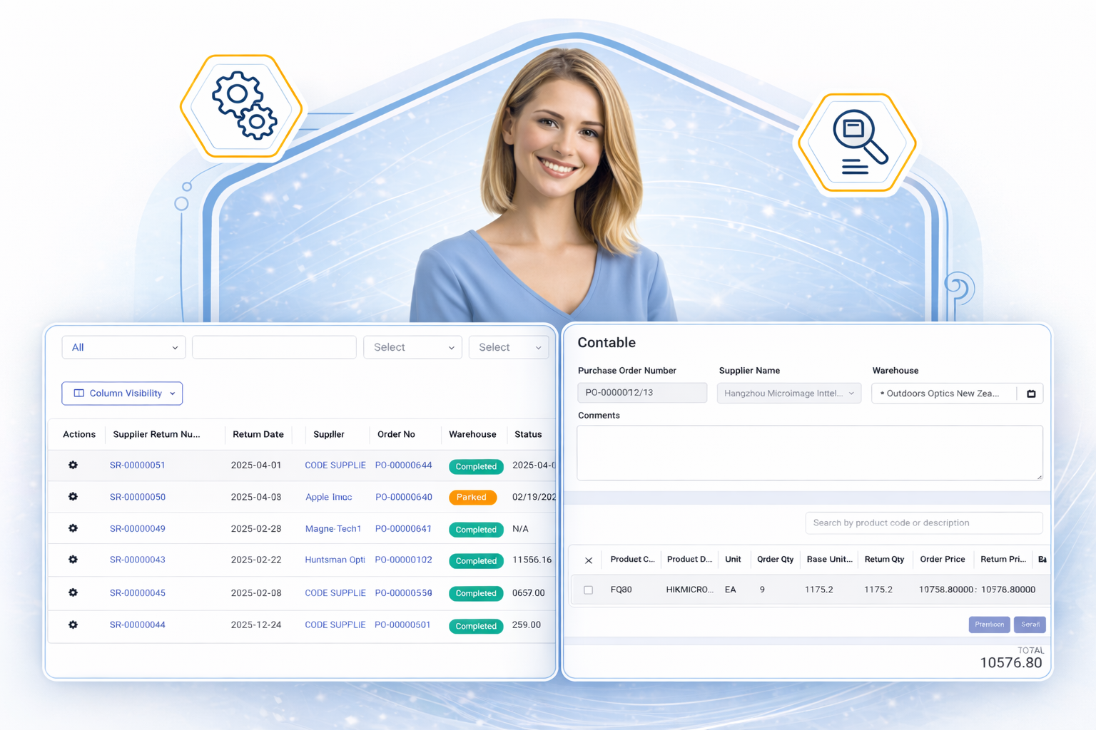 Supplier Returns Software
