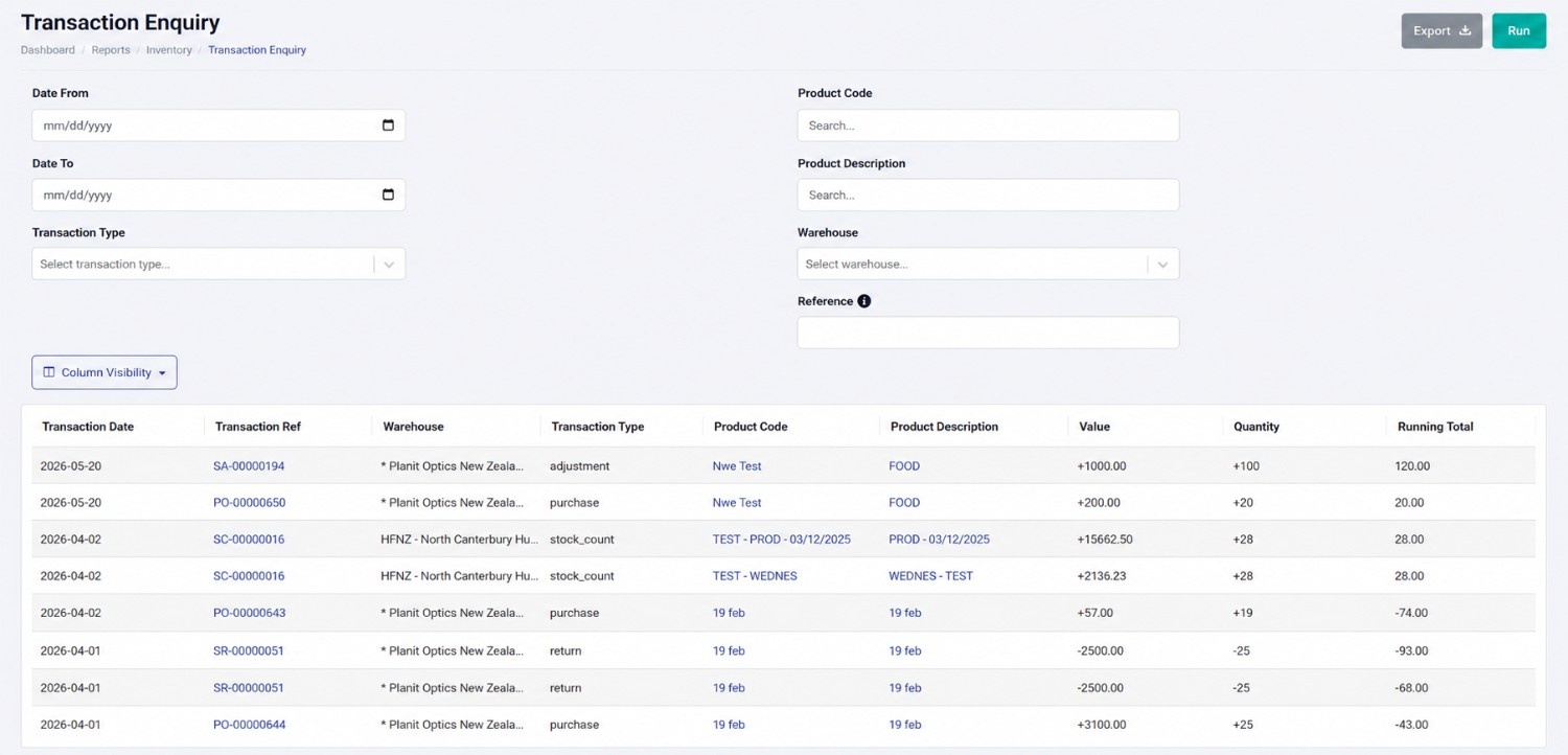 furniture inventory control software