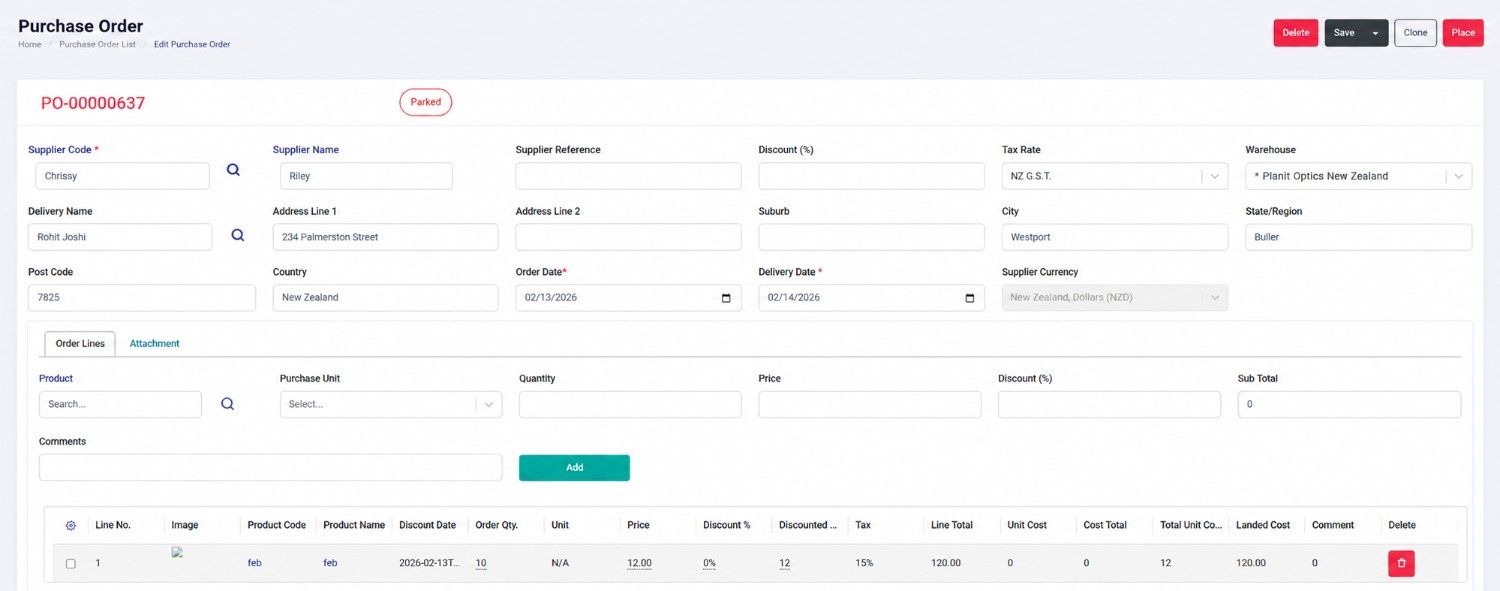 Manufacturing inventory management software