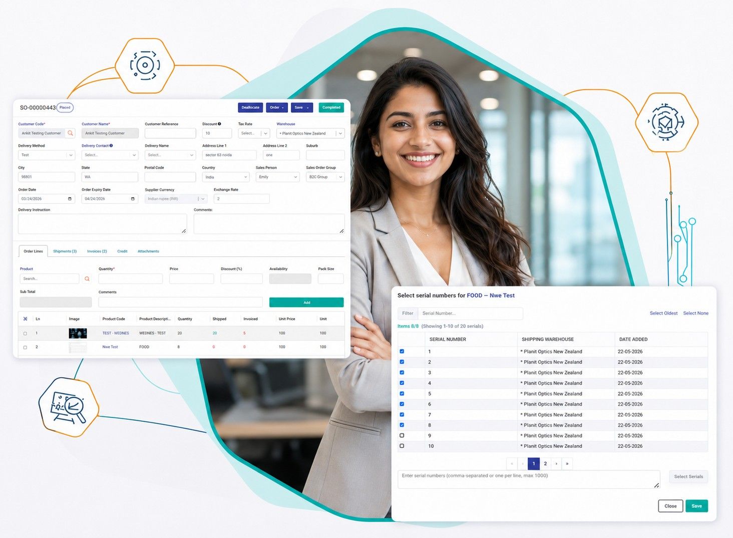 Lighting inventory management software