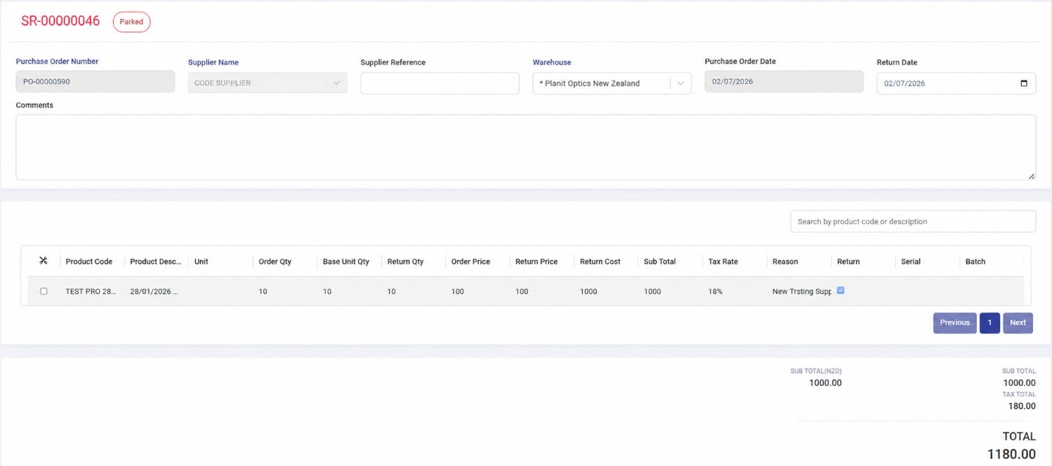 Manufacturing inventory management system